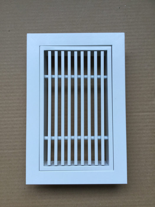 White Bar Grille Removable Core RMC Outlet Diffuser Vent for Ducted Supply Air Con Fitting HVAC