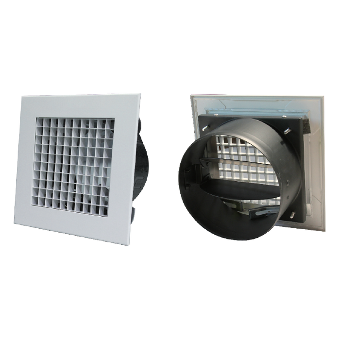 Eggcrate Grilles with Neck Adaptor