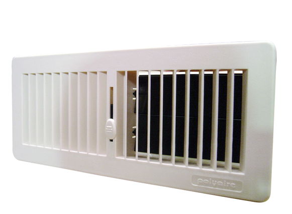 POLYAIRE Floor Register 350 x 150 mm – Plastic