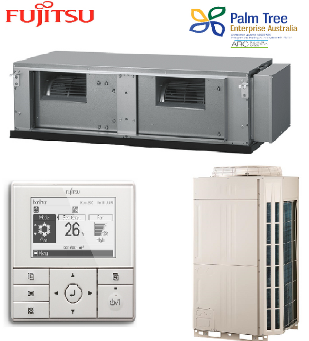Fujitsu ARTC72LATU 20.3 kW 3 Phase high static Ducted Inverter Air Conditioner