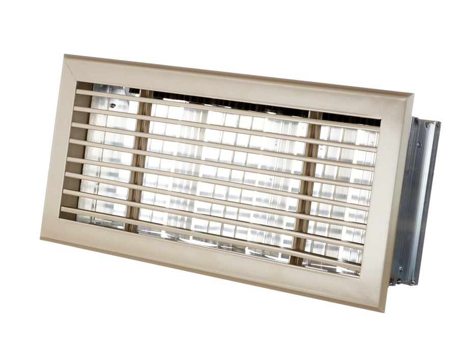 Airform Linear Bar Floor Register Beige 350mm x 150mm