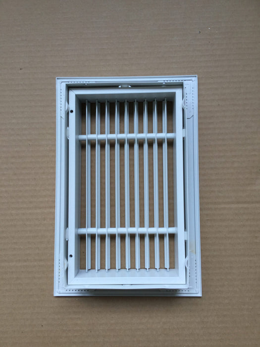 White Bar Grille Removable Core RMC Outlet Diffuser Vent for Ducted Supply Air Con Fitting HVAC