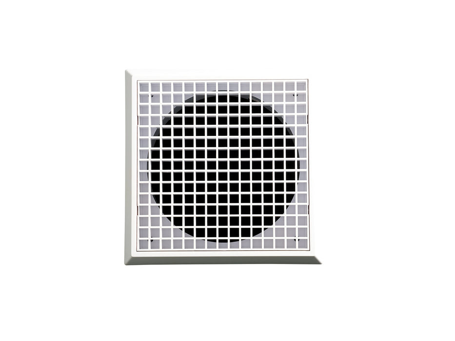 Eggcrate Exhaust Grille 125mm x 125mm x 125mm