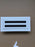 White Air Conditioner 2 Slot Linear Removable Core Bar Grille Outlet Vent Ducted