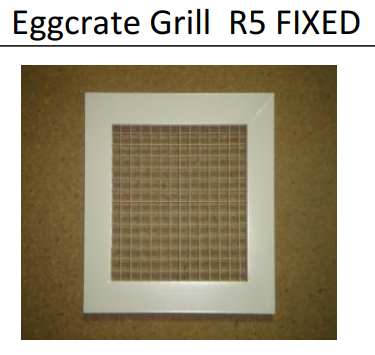 EGGCRATE GRILLES without Filter(R5)