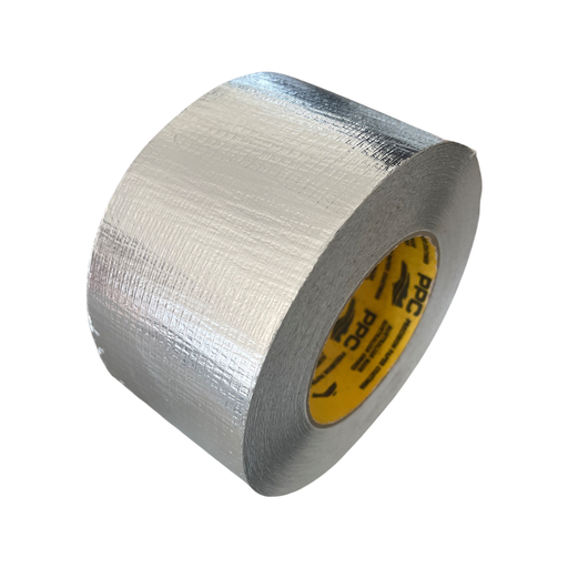 PPC Reinforced Aluminium Foil Tape 72mm x 50M High Strength Aussie Made
